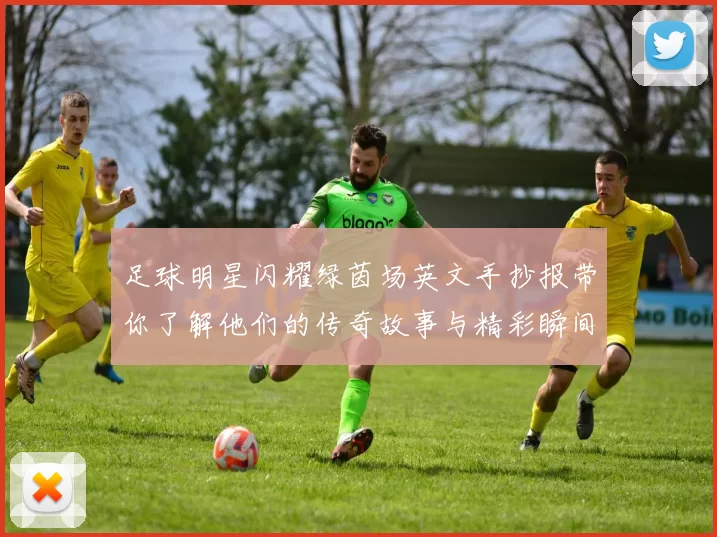 足球明星闪耀绿茵场英文手抄报带你了解他们的传奇故事与精彩瞬间